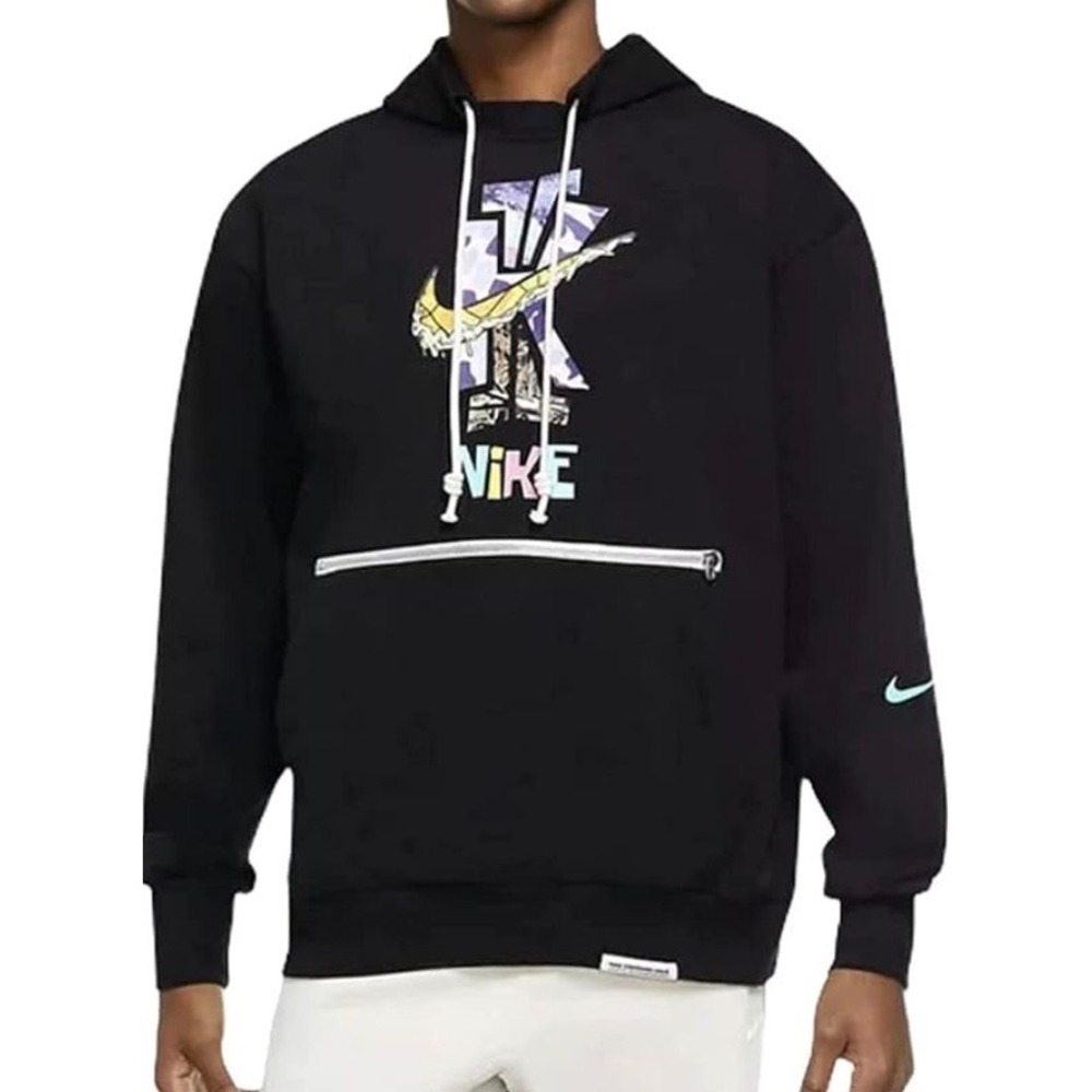 Nike Standard Issue Kyrie Irving/ SpongeBob Hoodie Black Graphic Skater Mens M